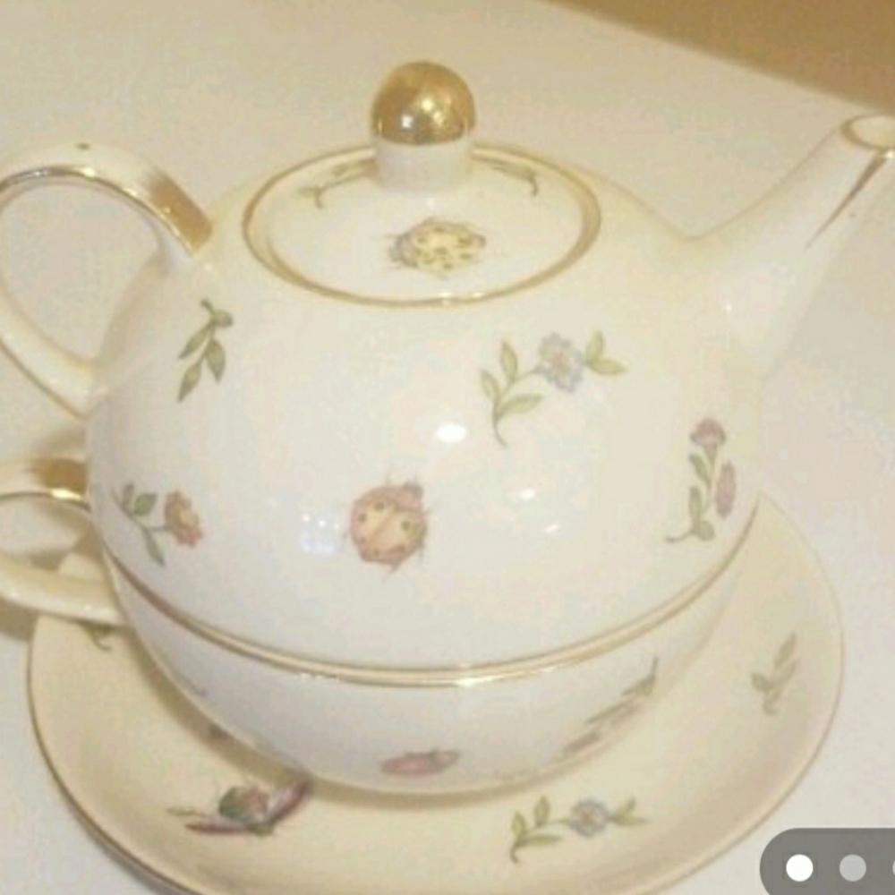 Teapot and teacup